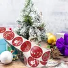 Weihnachtsaufkleber Rolle 500 Stück Papier Sticker rund 3,8 Produktbild-Vorschau 5