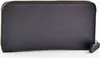 A black wallet is shown against a white background. Produktbild-Vorschau