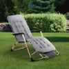 Outtec® Klappbare Gartensessel Sonnenliege mit Kissen - bis Produktbild-Vorschau 5