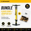 Pompa rowerowa Dunlop z manometrem i zestawem adapterów do Podgląd zdjęcia produktu 9