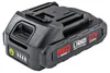 A black power tool battery pack is shown against a white background. Náhled obrázku produktu