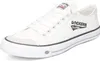 A single white canvas sneaker is shown from a three-quarter side view against a white background. Produktbild-Vorschau