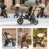 Qplay Comfo Max 6 In 1 Passeggino a Tre Ruote Beige Beige Anteprima dell’immagine prodotto 4