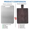 Dubbelzijdige Titanium Snijplank 29x20 cm voor Keuken Productafbeelding-voorbeeld 4