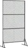 vidaXL Ochranná clona, 100 x 50 x 180 cm, pozinkovaná oceľ, Náhľad obrázku produktu 5