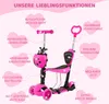 Yoleo Kinderroller Scooter mit abnehmbarem Korb in Produktbild-Vorschau 3