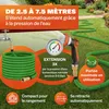 GARDEBRUK® Tuyau d’Arrosage Extensible 7,5 m Vert – Voir les images du produit 5