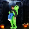 Juksun Alien Kostüm 120-150cm für Kinder PVC und Polyester Produktbild-Vorschau 2