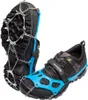 A pair of trail running shoes with ice cleats attached. Anteprima dell’immagine prodotto