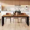 A dining table set in a modern kitchen. Produktbild-Vorschau