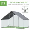PawHut – oceľový kurník s výbehom, 300 x 200 x 200 cm Náhľad obrázku produktu 6