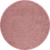 Teppich SOFFI Kreis shaggy 5cm rosa Rosa rund 120 cm Produktbild-Vorschau 2