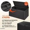CASARIA Coffre de Rangement Anthracite 280 L Voir les images du produit 3
