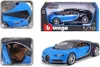 Bburago 1:18 Plus Bugatti Chiron modrá Podgląd zdjęcia produktu 26