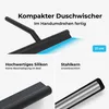 Sanova Luxus Silikon Duschwischer Schwarz – Selbstklebender Produktbild-Vorschau 2