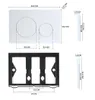 Mirlux Geberit Sigma Ablaufplatte UP200/UP300/UP320, ABS, Produktbild-Vorschau 4