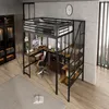 Letto a soppalco 120x200 cm, nero antracite, in ferro, con Anteprima dell’immagine prodotto 9