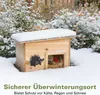 Egelhaus Holz Unterschlupf100% für Igel im Garten Produktbild-Vorschau 6