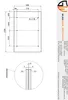 Glaswerk Westfalen- (3L)250x90cm tettoia Anteprima dell’immagine prodotto 2