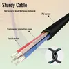 Diagram showing the internal structure of a sturdy cable with labels for its components. Produktbild-Vorschau