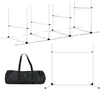 JOIEYOU 4-er Agility Hürdenset PVC Slalom Haustier Produktbild-Vorschau 1