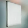 A folded silver tarp is shown from a side angle against a gradient background. Produktbild-Vorschau