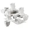 MALACASA Kaffeeservice, Serie Flora, 36-tlg Set Cremeweiß Produktbild-Vorschau 1