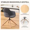 Esszimmerstühle drehbar 2er Set, moderner Küchenstuhl mit Produktbild-Vorschau 6