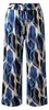 Sommerhose Damen Palazzohose Allover Print Blautöne Produktbild-Vorschau 7