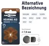 ANSMANN Hörgerätebatterien Typ 312 braun, 120 Stück, Zink Produktbild-Vorschau 2
