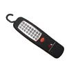 A black and red work light with 24 LEDs and a hook is shown against a white background. Náhled obrázku produktu