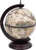 vidaXL Globe Minibar na lahve Eukalyptus Wood White Náhled obrázku produktu 2