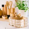 HOMLA Košík DUNCAN zlatý 25x20 cm Náhľad obrázku produktu 2