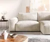 DELIFE Ecksofa Lanzo XL 270x180 cm Cord Beige Recamiere Produktbild-Vorschau 5