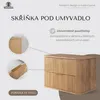 RODAN | Koupelnová Skříňka - 80 CM - Hnědý Mat - MDF - 2 Náhled obrázku produktu 2