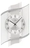 AMS 5516 Horloge murale radio analogique argentée avec Voir les images du produit 2