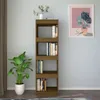The Living Store Bücherregal/Raumteiler Honigbraun Produktbild-Vorschau 3