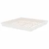 vidaXL Massivholzbett Weiß 200x200 cm -  Betten & Produktbild-Vorschau 5