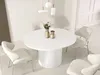 Designový rozkládací stůl 140(180)x120 LARSON - bílý Náhled obrázku produktu 1