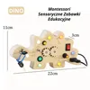 Zabawka sensoryczna Montessori z drewna – Panel Busy Board Podgląd zdjęcia produktu 1