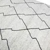 Moderner Teppich Creme Grau Rautenmuster weich Wohnzimmer Produktbild-Vorschau 3