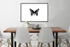 MuchoWow® Gerahmtes Poster Schmetterling - Tiere - Retro - Produktbild-Vorschau 3