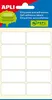 Etichette autoadesive 19 x 40 mm - bianco 60 pz Anteprima dell’immagine prodotto 2