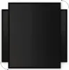 Lavagna nera da gesso 100x80 cm con cornice nero in legno Anteprima dell’immagine prodotto 9