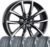 4 Winter Kompletträder Astana 8x18 ET 25 5x112 Schwarz Produktbild-Vorschau 1