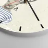 Wanduhr - Rund - Glasuhr - Hipster Anthropomorphismus Produktbild-Vorschau 5