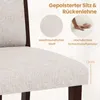 Set di 2 sedie da pranzo COSTWAY, sedie da cucina in legno, Anteprima dell’immagine prodotto 4