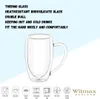 Wilmax Doppelwandiger Glasbecher 300 ml Borosilikatglas 2er Produktbild-Vorschau 7
