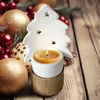 Teelichthalter Weihnachtsbaum Porzellan Produktbild-Vorschau 2