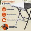 CASARIA® Polyrattan Balkonmöbel 3 tlg. Klappbar Produktbild-Vorschau 5